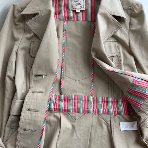 Nanette Lepore Vintage belted jacket -Size 8 - Picture 4 of 12